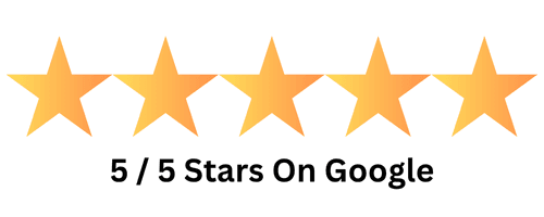 5 out of 5 stars on Google